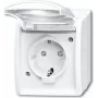 BUSCH JAEGER 20 EBW-54 - CEE 7/3 - 2P+E - Λευκό - IP44 - 250 V - 16 A