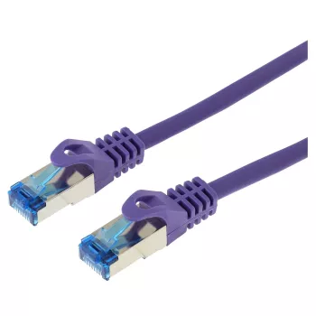LOGON καλώδιο δικτύου TCR55SS003V — Cat5e S-FTP (SF/UTP), RJ-45 σε RJ-45, 0,3 m, μωβ