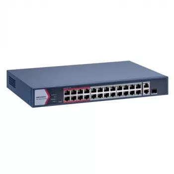 PoE διανομέας Hikvision DS-3E1326P-EI/M