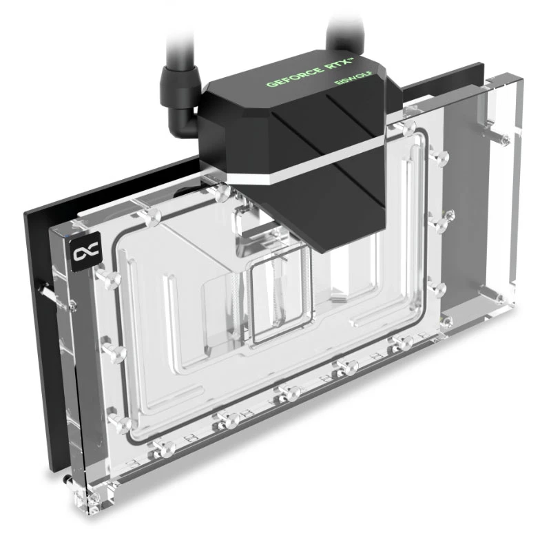 Υδρόψυκτρα Alphacool 14488 ακρυλικό ορείχαλκος νάιλον μαύρο διαφανές