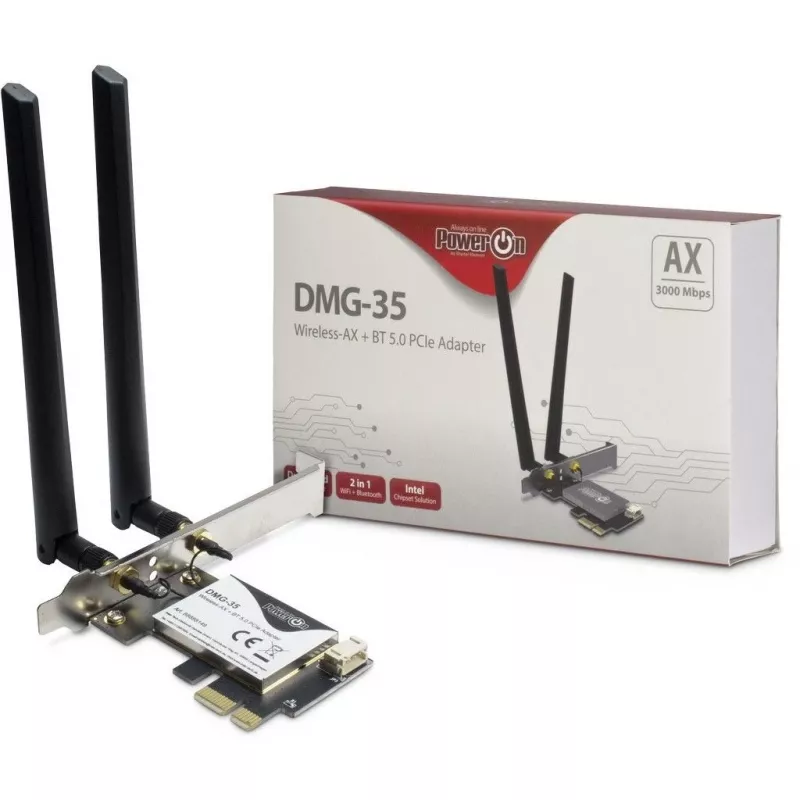 Inter-Tech DMG-35 WLAN / Bluetooth 3000 Mbit/s Ενσωματωμένο (88888149)