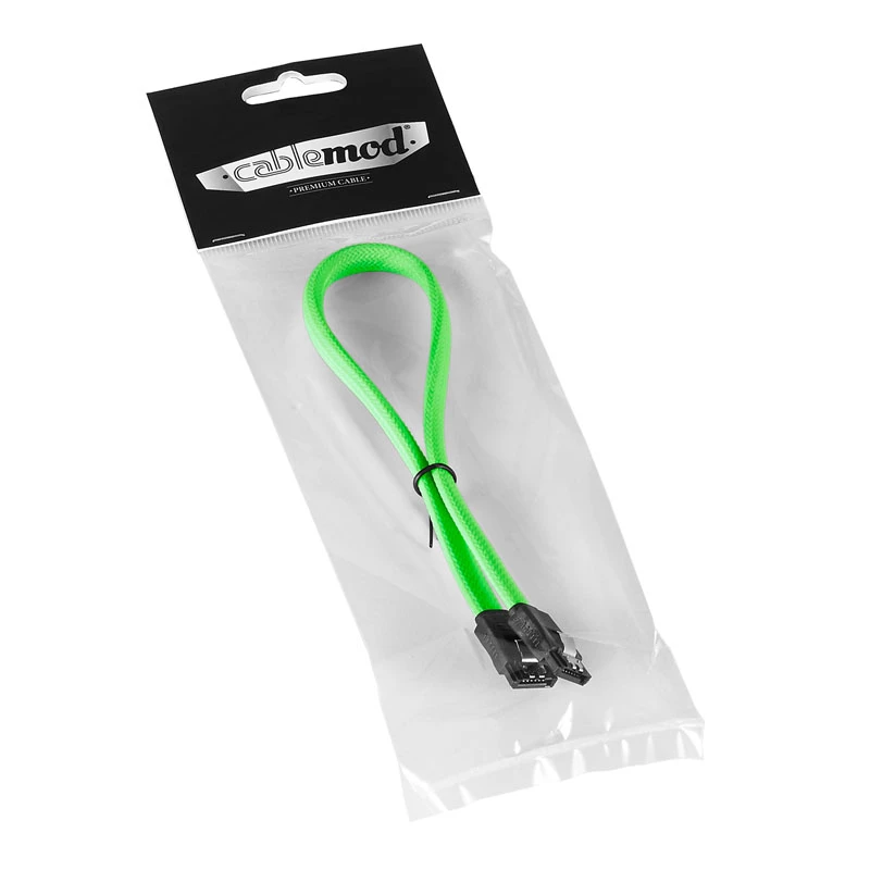 Καλώδιο CableMod ModMesh SATA 3 30 cm - Ανοιχτό πράσινο