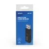 Αναγνώστης καρτών SAVIO AK-64 USB 3.2 Gen 1 έξοδος Type-A, υποδοχή MicroSD, 5000 Mbit/s, μαύρο