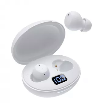Ασύρματα ακουστικά White Shark GEB-TWS-02 Vortex λευκά