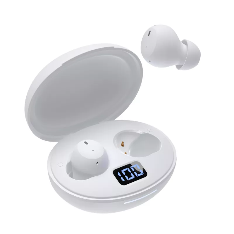 Ασύρματα ακουστικά White Shark GEB-TWS-02 Vortex λευκά