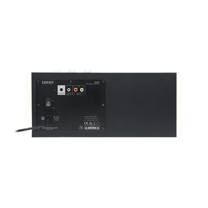 Edifier Μικρό ενεργό ηχείο | D12 | Bluetooth | Λευκό | Ασύρματη σύνδεση