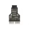DeLOCK 60045 προσαρμογέας καλωδίου 9-Pin USB 2.0 2 x 9-Pin-Header μαύρο