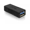 DELOCK προσαρμογέας USB 3.0-A USB-A σε USB-A μαύρο, μεταφορά δεδομένων USB 3.0