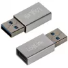 LogiLink AU0056 USB 3.2 Gen 1 Προσαρμογέας USB Type-C υποδοχή θηλυκή Ασημί