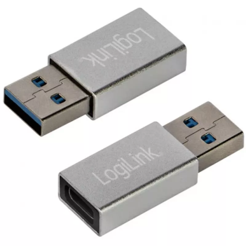 LogiLink AU0056 USB 3.2 Gen 1 Προσαρμογέας USB Type-C υποδοχή θηλυκή Ασημί