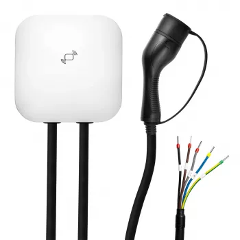 Σταθμός φόρτισης ηλεκτρικών οχημάτων Wallbox Akyga AK-EC-21 Type2 3-φασικός 16A 11kW 5m