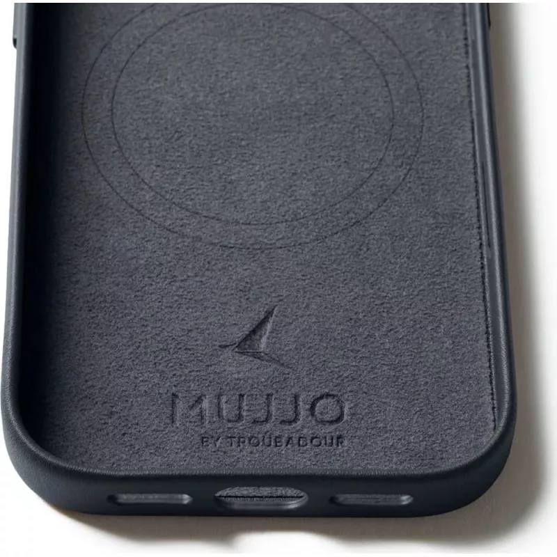 Mujjo Full Leather Case MagSafe Θήκη για iPhone 17 Pro Γκρι