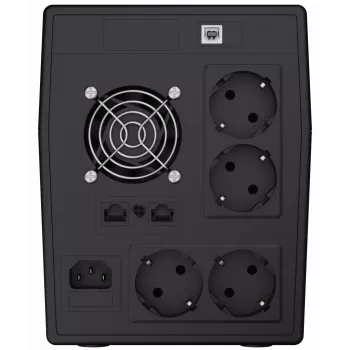 Αδιάλειπτη παροχή ισχύος Green Cell UPS05 — Line-Interactive 2 kVA / 1200 W, 5x πρίζες Τύπου F, LCD, USB, RJ-45