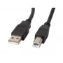 Lanberg CA-USBA-10CC-0030-BK Καλώδιο USB 3 m USB 2.0 USB B μαύρο (CA-USBA-10CC-0030-BK)