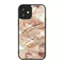Θήκη προστασίας iKins για Apple iPhone 12 mini — ροζ μοτίβο μαρμάρου, λεπτή εφαρμογή