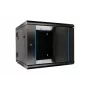 Extralink Θήκη Rackmount 6U 600x600 AZH Μαύρο επιτοίχια, περιστρεφόμενη