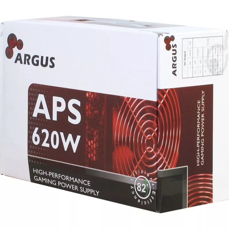 Τροφοδοτικό Inter-Tech Argus APS 620 W 20+4 Pin ATX ATX Μαύρο