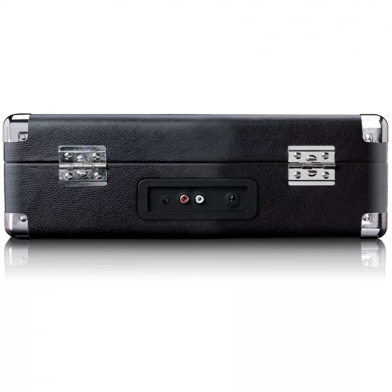 Lenco TT-115 πικάπ με ιμάντα, Bluetooth, USB-A, έξοδος ακουστικών 3,5 mm, 4 W RMS, 33/45/78 RPM, μαύρο