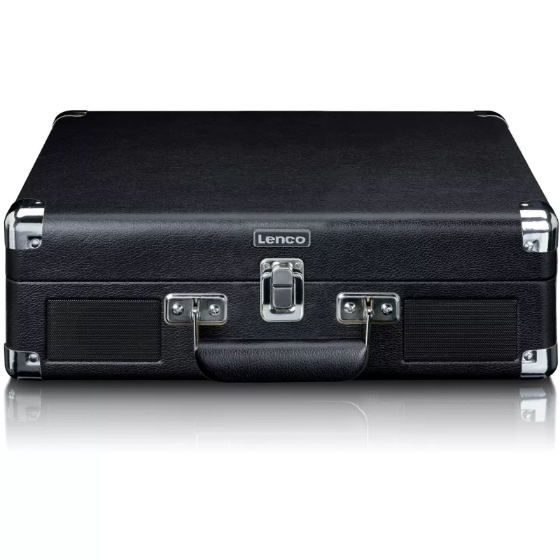 Lenco TT-115 πικάπ με ιμάντα, Bluetooth, USB-A, έξοδος ακουστικών 3,5 mm, 4 W RMS, 33/45/78 RPM, μαύρο
