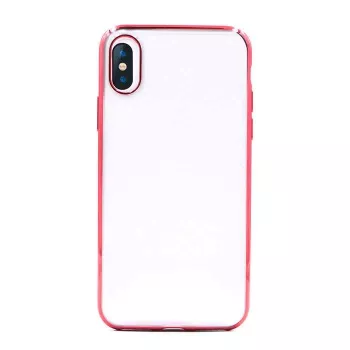 Θήκη κινητού Devia Soft case Glitter για iPhone XS/X 5.8, TPU, κόκκινη