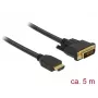 Προσαρμογέας καλωδίου βίντεο DeLOCK 85656 5 m HDMI Type A DVI μαύρο