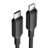 Καλώδιο USB-C σε Lightning 3A 480Mbps 1m ΜΑΥΡΟ