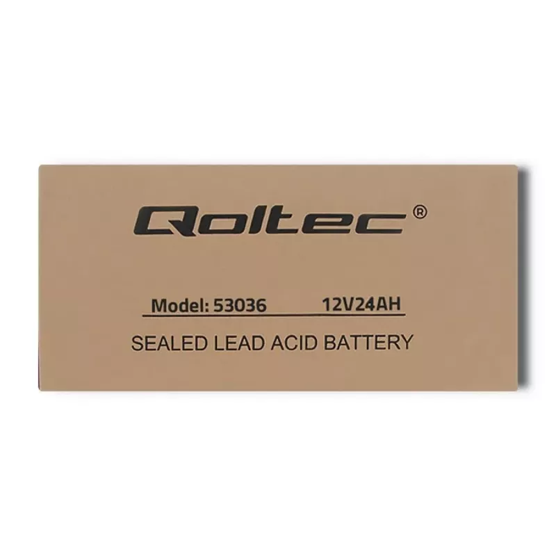 Qoltec 53036 μπαταρία AGM | 12V | 24Ah | max 360A
