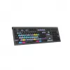 Logickeyboard ASTRA 2 πληκτρολόγιο DaVinci Resolve για Mac, πλήρους μεγέθους, ενσύρματο USB, μηχανισμός ψαλιδιού, QWERTZ γερμανικό, μαύρο