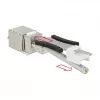 Delock 86404 Keystone-Module RJ45 Secure Cat.6 σε LSA, Λευκό