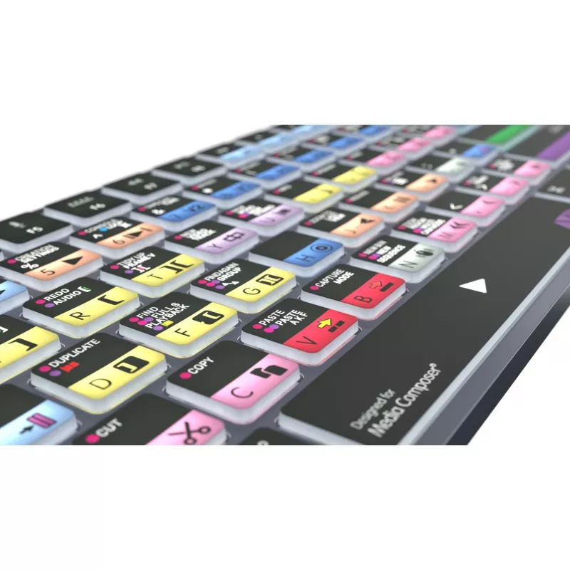 Logickeyboard Avid Media Composer - Pro Titan UK Mac - Πληκτρολόγιο - QWERTY
