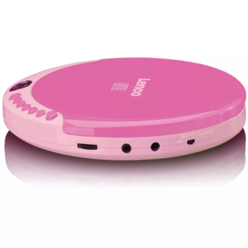 Φορητό CD player Lenco CD-011 Ροζ