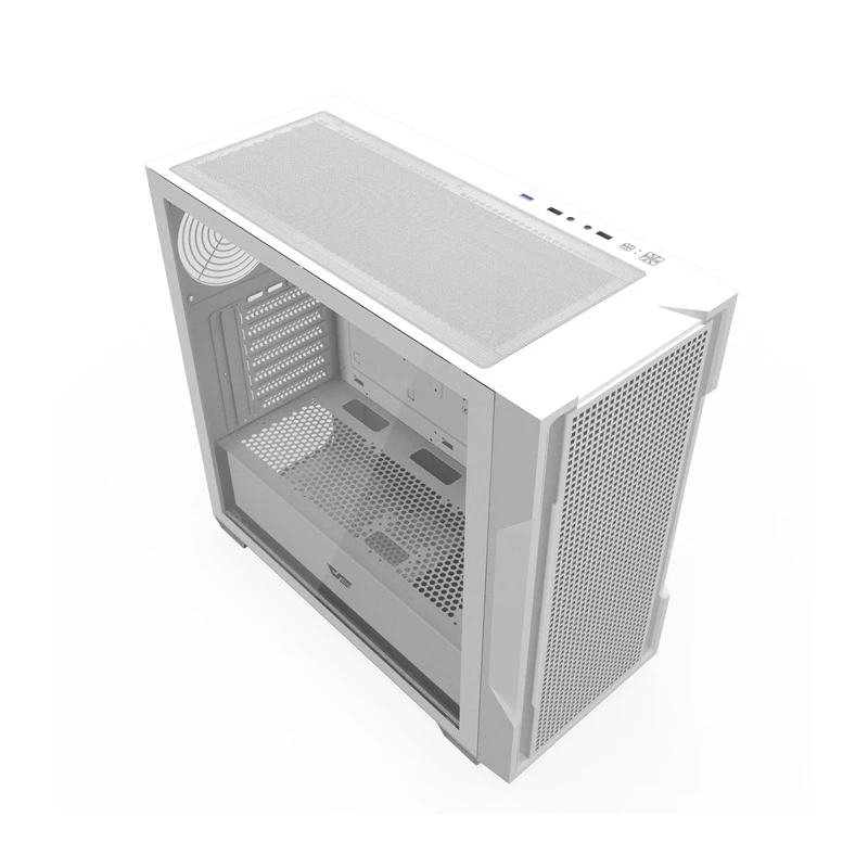 Darkflash DS900 Mesh Κουτί PC χωρίς ανεμιστήρες (Λευκό)