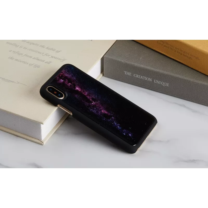 Θήκη smartphone iKins για iPhone XS / iPhone XS Max — milky way μαύρο