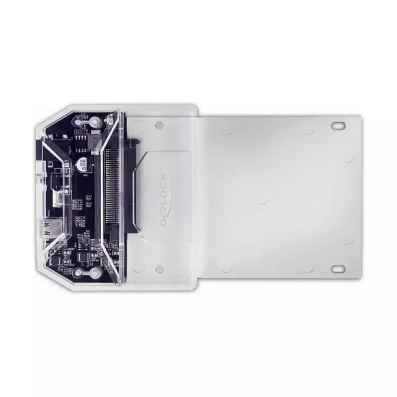 Σταθμός σύνδεσης DeLOCK USB Type-C για 1 x U.2 SSD μαύρο