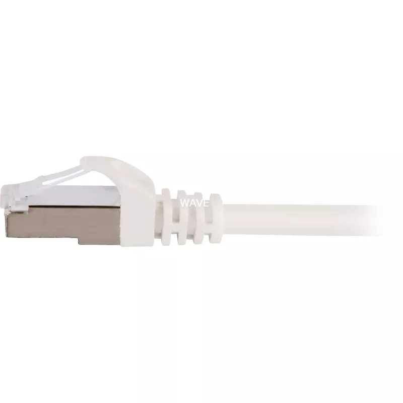 Καλώδιο patch RJ45 βύσμα αρσενικό > RJ45 βύσμα αρσενικό CAT.6 S/FTP (λευκό, 1,5 μέτρα)