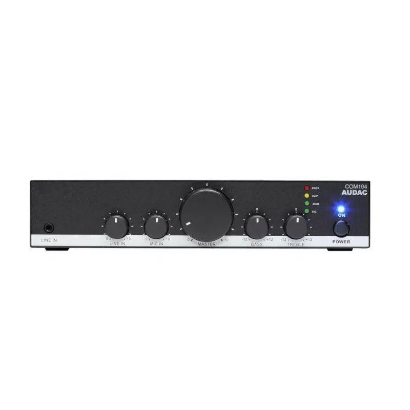Ενισχυτής ELA Audac COM104 40W 70/100V μαύρο