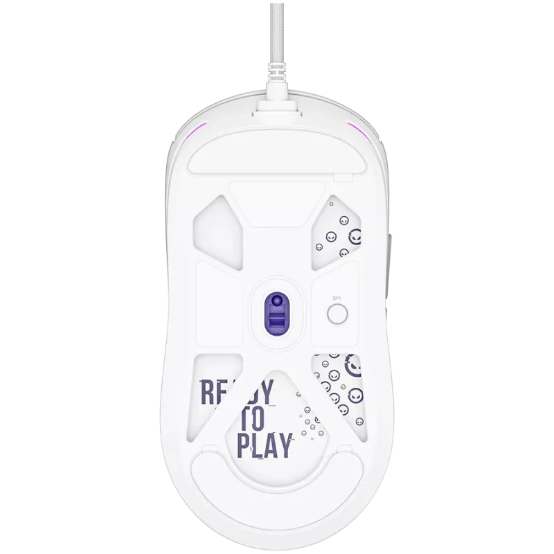 LORGAR MSA10, Ultralight Wired Gaming Mouse Advanced, λευκό