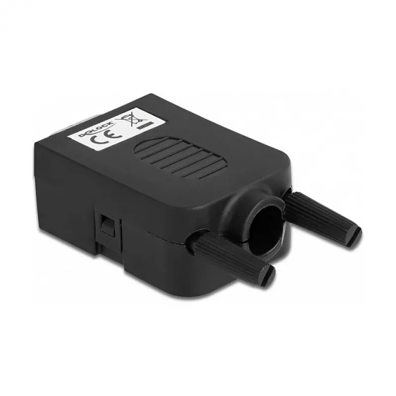 Συνδετήρας καλωδίων DeLOCK 66232 Sub-D 9 10-πολική κλέμα μαύρο