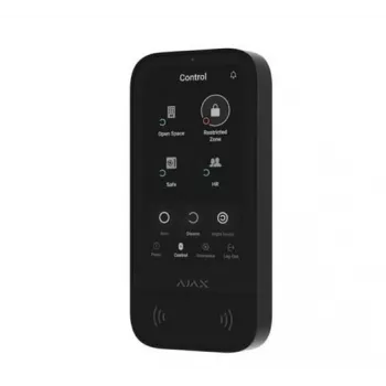 Πληκτρολόγιο Ajax KeyPad TouchScreen RF μαύρο με μπαταρία