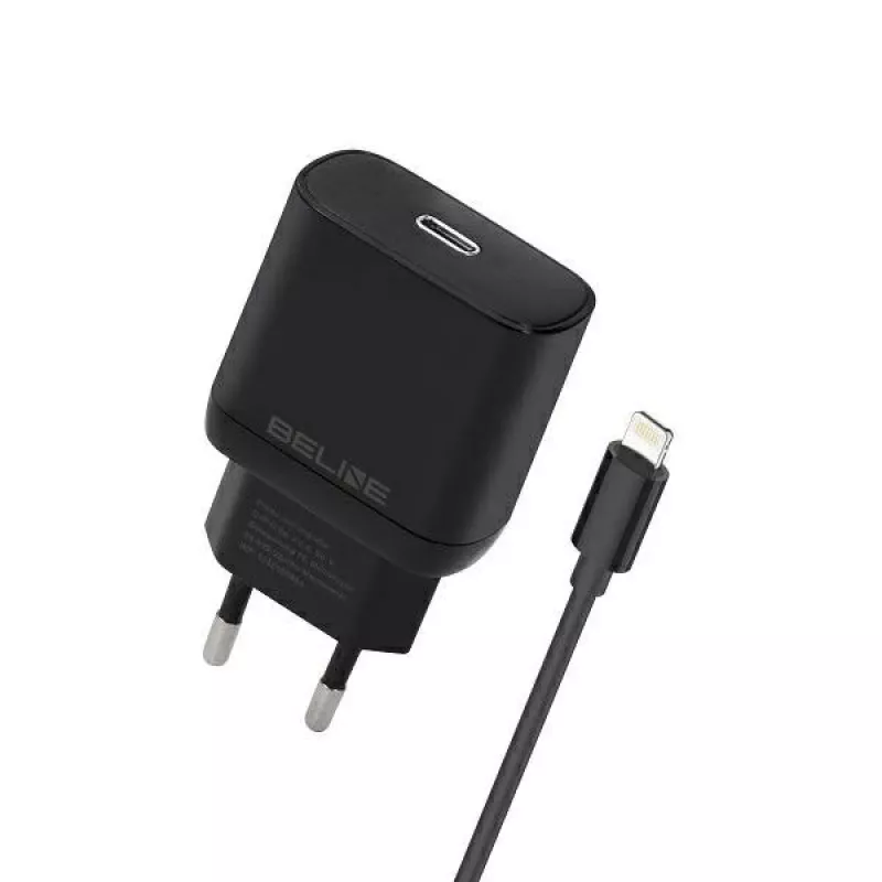Φορτιστής 30W USB-C σε Lightning Beline Beli02174 με μαύρο καλώδιο