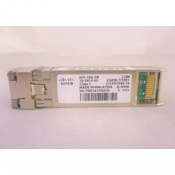 Cisco SFP+ Πομποδέκτης - Mini-GBIC - DOM - 10GBase-SR - Πολύτροπη οπτική ίνα - 850 nm - Dual LC/PC - Εμβέλεια έως 300 m