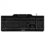 CHERRY KC 1000 SC πληκτρολόγιο Universal USB AZERTY Βελγικό μαύρο
