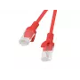 PATCHCORD Cat.6 UTP 2M Κόκκινο FLUKE PASSED LANBERG 10-PACK