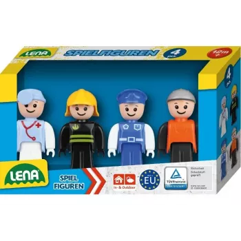 Σετ φιγούρων παιχνιδιού Lena 04490 μπλε – πλαστικές φιγούρες παιχνιδιού, ασορτί μπλε φιγούρες