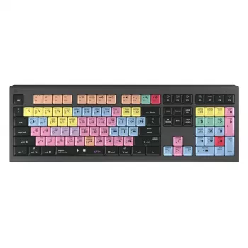 Logickeyboard ASTRA 2 πληκτρολόγιο USB AZERTY English μαύρο Full-Size 104 πλήκτρα