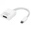 Προσαρμογέας USB, βύσμα USB-C > υποδοχή DisplayPort (Λευκό, 11 cm)