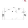 Maclean MC-721NUC Mac Mini CPU PC VESA βάση υπολογιστή με στήριξη κεφαλής