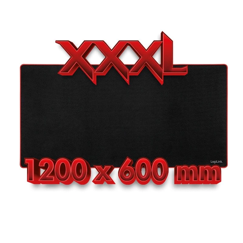 XXXL Gaming-Mauspad, μαύρο