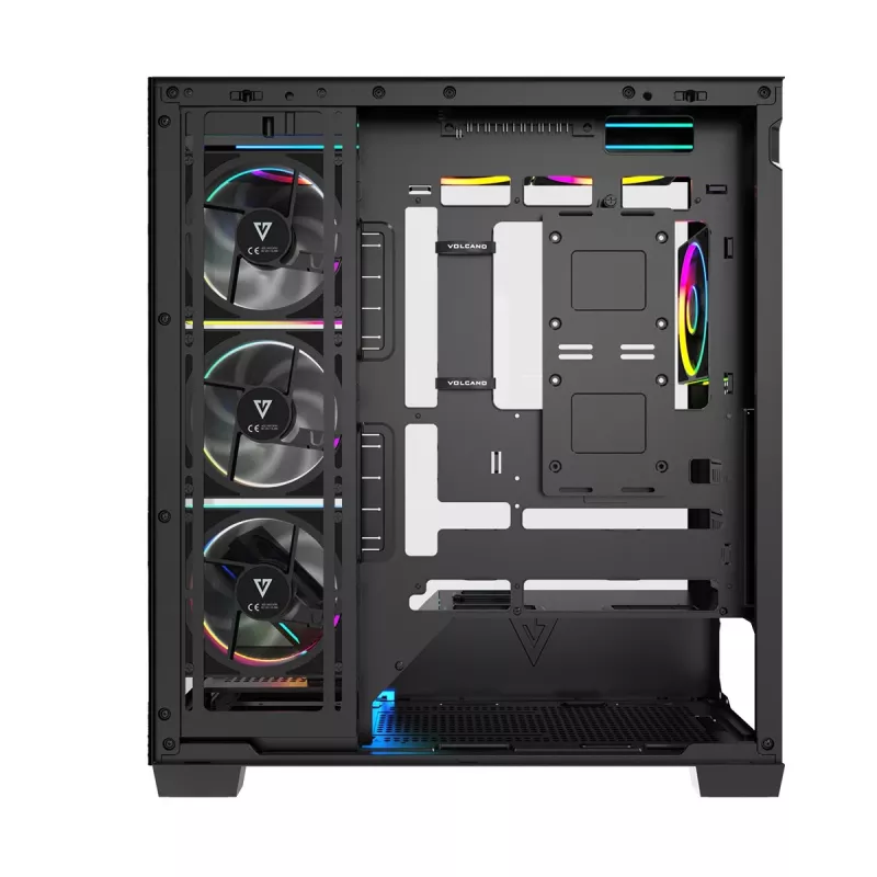 Modecom Volcano Stellar Plus ARGB Midi 8F μαύρο