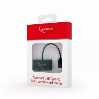 Αναγνώστης καρτών USB-C SDXC/Combo/μαύρο